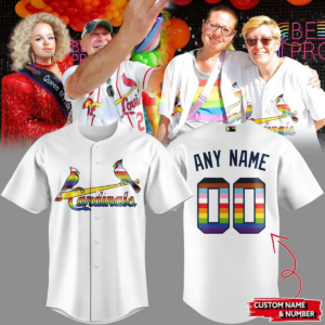 St Louis Cardinals X Pride Night 2026 Personalized Baseball Jersey