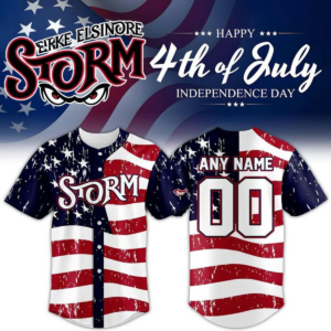 Lake Elsinore Storm 4Th Of July 2026 Personalized Baseball Jersey