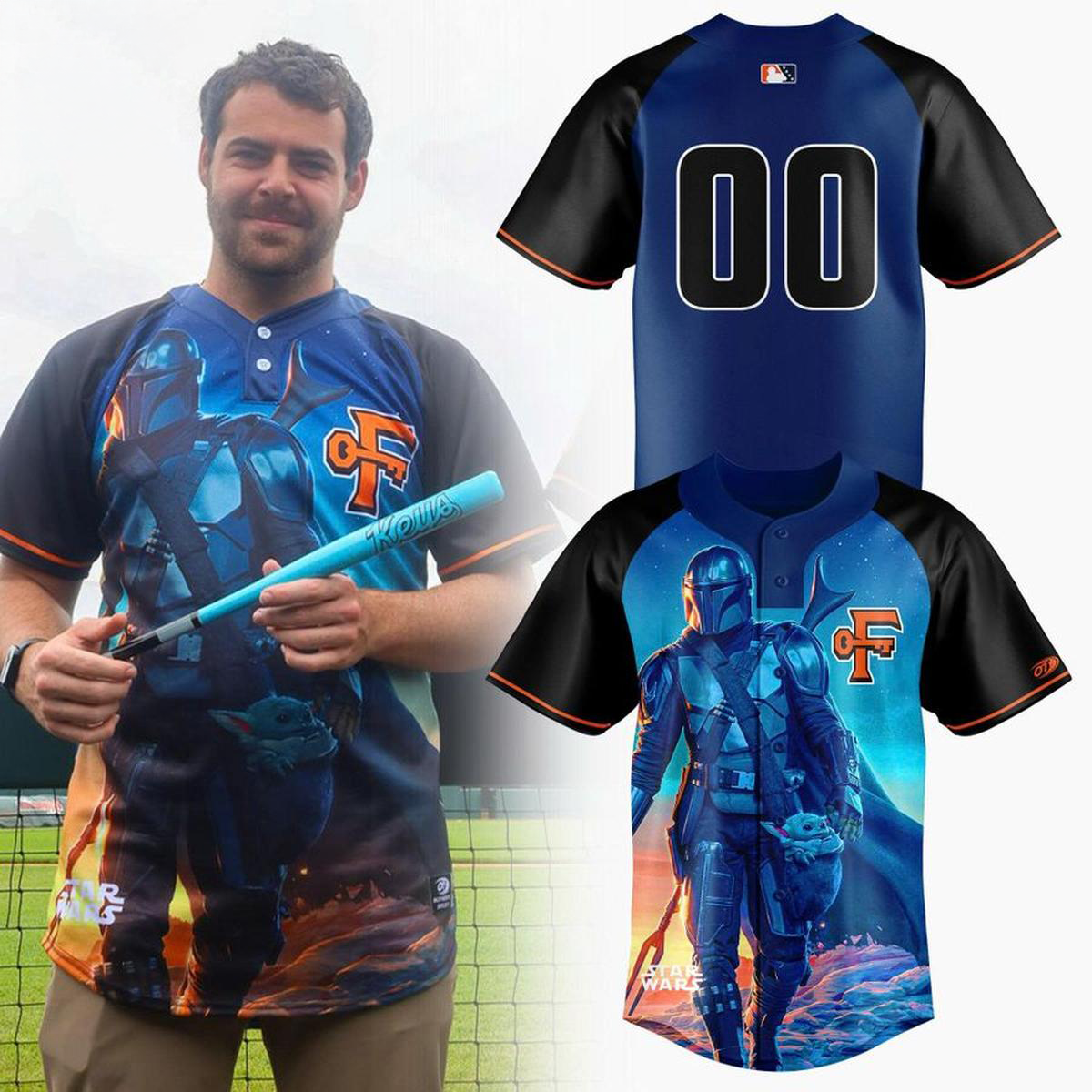 Frederick Keys X Star Wars Night 2026 Personalized Baseball Jersey