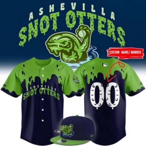 Asheville Snot Otters Custom Baseball Jersey
