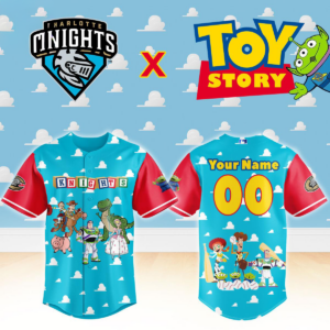 Charlotte Knights X Toy Story Night 2026 Personalized Baseball Jersey
