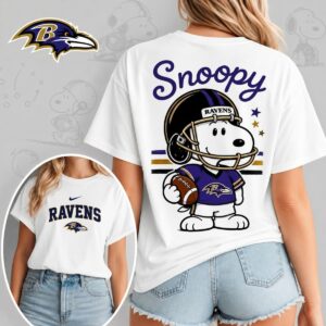 Baltimore Ravens X Snoopy Football Game Day Unisex T-Shirt