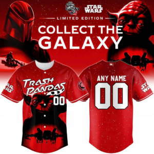 Rocket City Trash Pandas X Star Wars 2026 Yoda Personalized Baseball Jersey