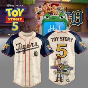 Detroit Tigers Collab Toy Story 5 Limited Edition Jersey
