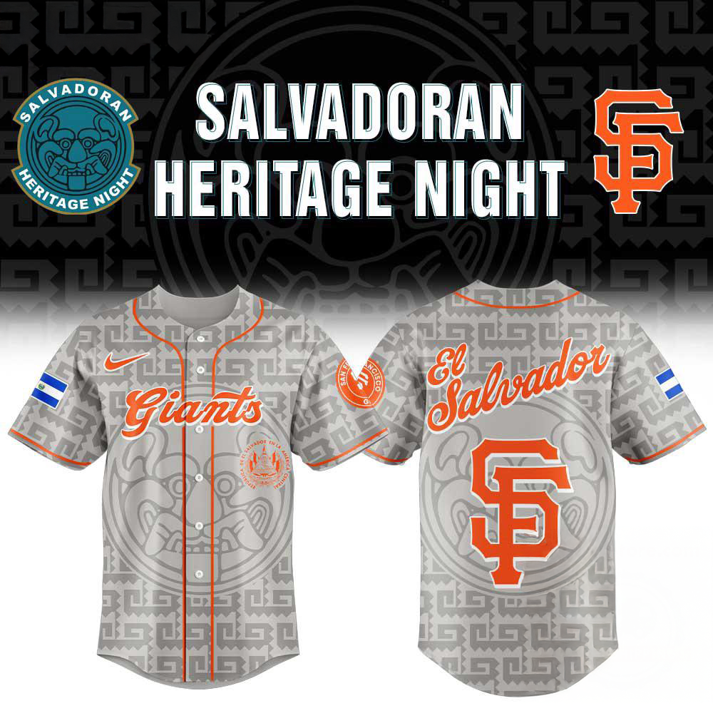 San Francisco Giants El Salvadoran Heritage Night 2026 Limited Edition Jersey Shirt