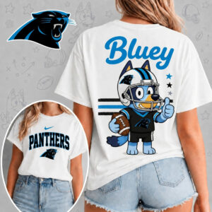 Carolina Panthers X Bluey Football Game Day Unisex T-Shirt