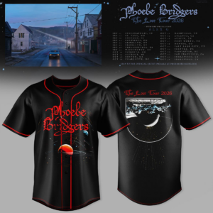 Phoebe Bridgers The Lost Tour 2026 Baseball Jersey