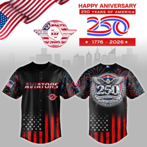Las Vegas Aviators X 250 Years Usa Anniversary Jersey