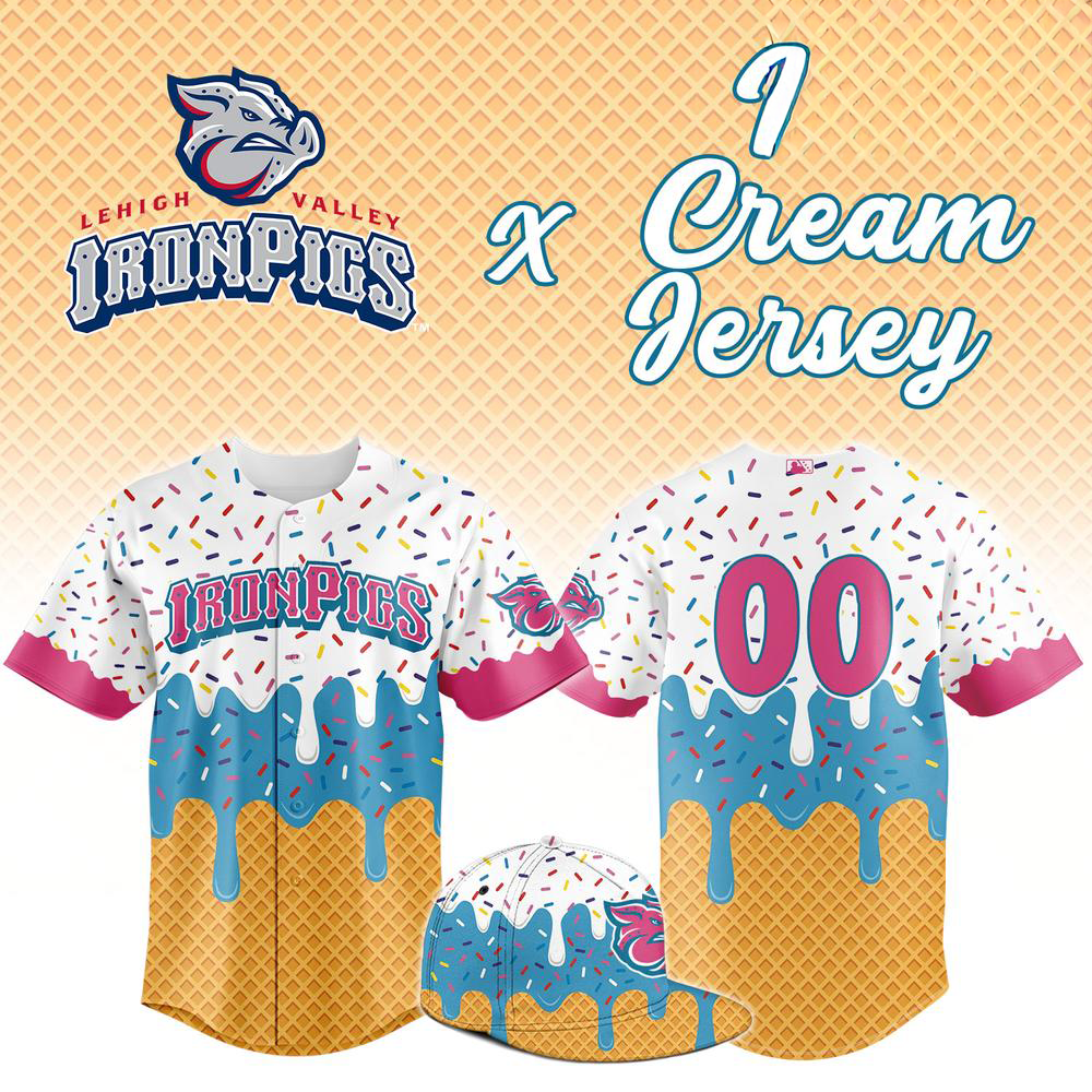 Lehigh Valley Ironpigs X Icecream Limited Edition Jersey