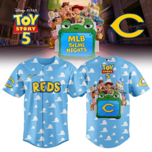 Cincinnati Reds Collab Toy Story 5 Baseball Jersey