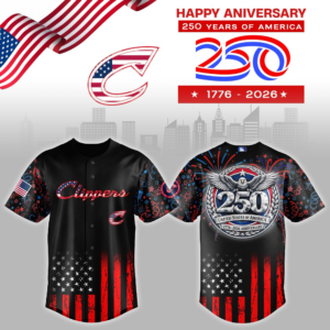 Columbus Clippers X 250 Years Usa Anniversary Jersey