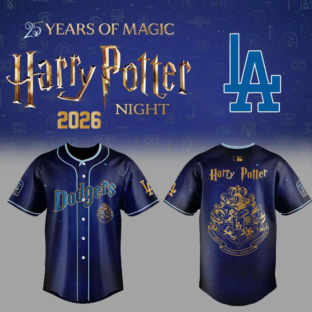 Los Angeles Dodgers X Harry Potter 2026 Crossover Baseball Jersey