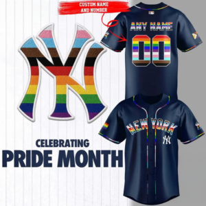 New York Yankees Pride Night 2026 Custom Baseball Jersey