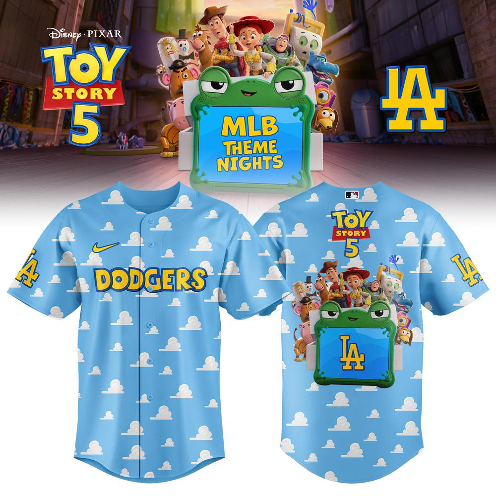 Los Angeles Dodgers Collab Toy Story 5 Baseball Jersey