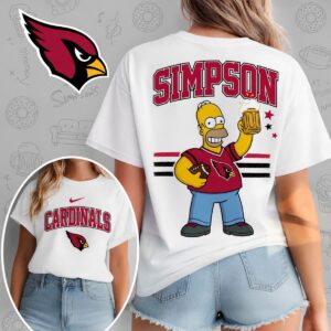 Arizona Cardinals X The Simpsons Football Game Day Unisex T-Shirt
