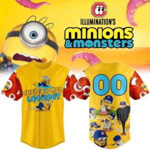 Chattanooga Lookouts X Minions Monster 2026 Personalized Baseball Jersey