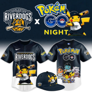 Charleston Riverdogs X Pokemon Go Night 2026 Edition Baseball Jersey