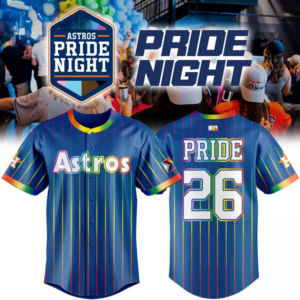 Houston Astros Pride Night 2026 Baseball Jersey