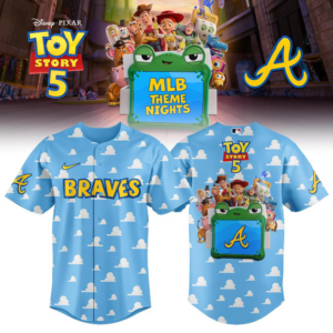 Atlanta Braves Collab Toy Story 5 Baseball Jersey