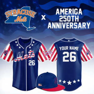 Syracuse Mets X America 250Th Anniversary Limited Edition Jersey