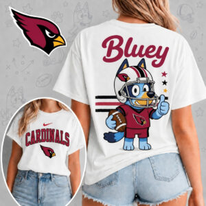 Arizona Cardinals X Bluey Football Game Day Unisex T-Shirt