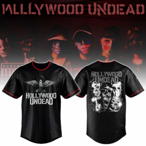 Hollywood Undead Tour 2026 Metal Masks Baseball Jersey