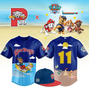 Portland Sea Dogs Paw Patrol Night Limited Jersey