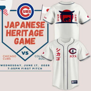 Chicago Cubs X Japanese Heritage Night 2026 Baseball Jersey