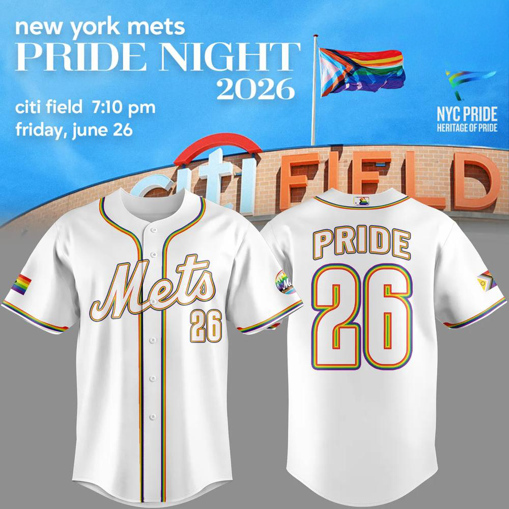 New York Mets X Pride Night 2026 Jersey