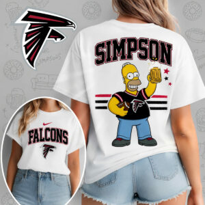 Atlanta Falcons X The Simpsons Football Game Day Unisex T-Shirt