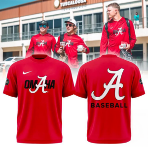 Alabama Crimson Tide Baseball Omaha 2026 Mens College World Series T-Shirt
