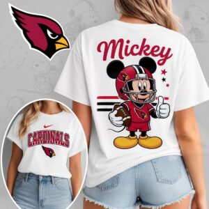 Arizona Cardinals X Mickey Mouse Football Game Day Unisex T-Shirt