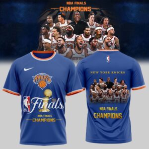 New York Knicks Nba Finals Champions 2026 Team Roster T-Shirt Basketball Fan Gift Limited Edition Blue Edition
