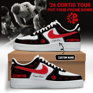 Cortis Tour 2026 Concert Attendees Personalized Put Your Phone Down Custom Name Sneakers