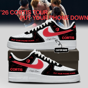Cortis Tour 2026 Fans Modern Put Your Phone Down Custom Name Low Top Shoes
