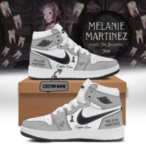 Personalized Melanie Martinez High Top Sneakers Premium Canvas Shoes Music Fan Gift Concert Merch
