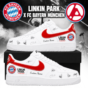Linkin Park Fc Bayern Munchen Fans Classic Custom Name Low Top Sneakers