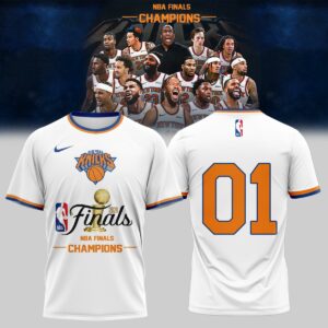 New York Knicks Nba Finals Champions 2026 T-Shirt Custom Number Basketball Fan Gift Limited Edition