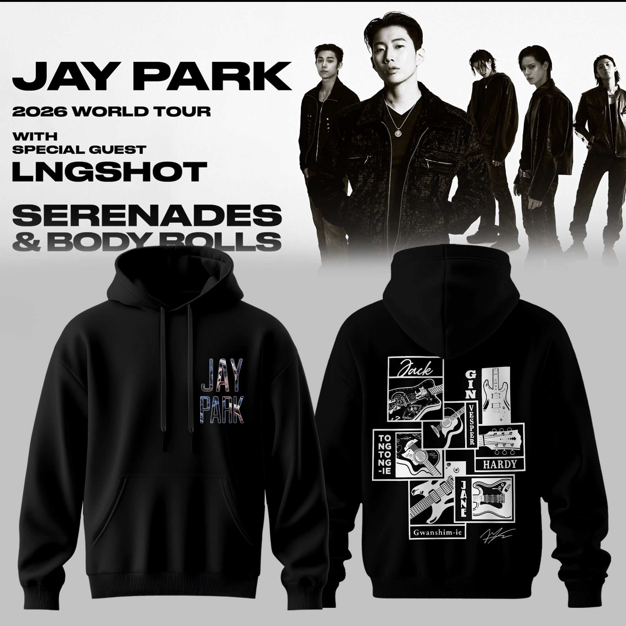 Serenades And Body Rolls Tour Official Tour Hoodie Edition