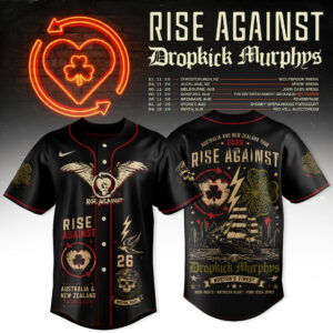 Rise Against X Dropkick Murphys Aunz Tour 2026 Official Fan Jersey