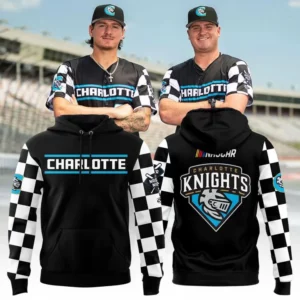 Charlotte Knights Nascar Night Special Edition Premium Fan Hoodie