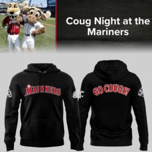 Seattle Mariners X Wsu Cougs Limited Edition Fan Hoodie