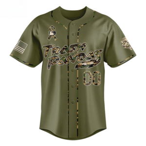 Rocket City Trash Pandas Military Appreciation Night 2026 Baseball Jersey