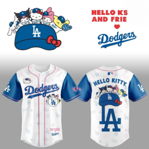 Los Angeles Dodgers X Hello Kitty And Friends 2026 Baseball Jersey