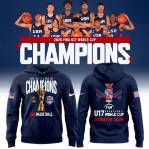 Usa Basketball Fiba U17 World Cup 2026 Champions Hoodie Fan Edition