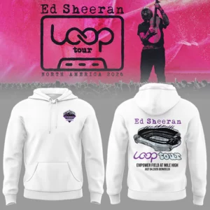 Ed North American Loop Tour 2026 Colorado Collector Concert Hoodie