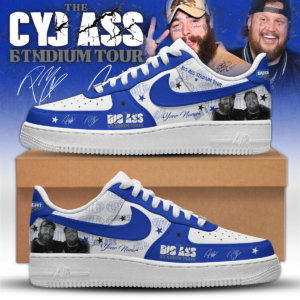 Post Malone X Jelly Roll 2026 The Big Ass Stadium Tour Custom Name Air Force 1 Shoes