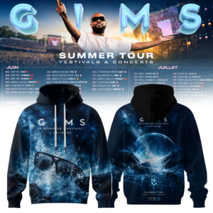 Gims Summer Tour 2026 Collector Merchandise Hoodie Collection