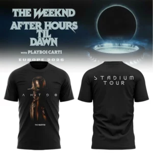 After Hours Til Dawn Tour Limited Merchandise Graphic T-Shirt