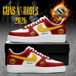 Guns N Roses World Tour 2026 Custom Classic Rock Sneakers Collection